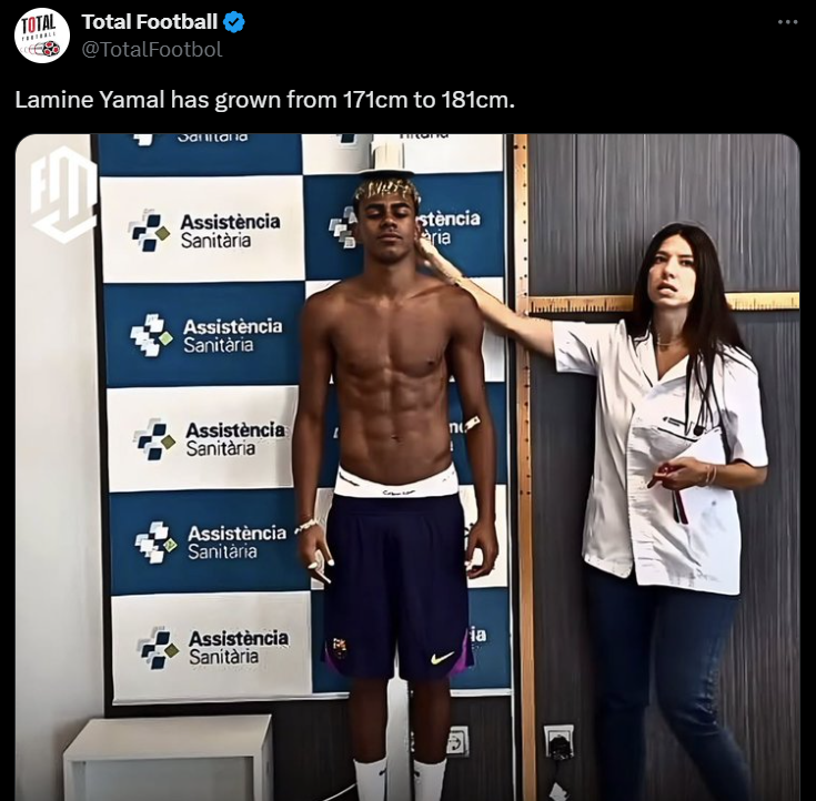 Tyle od momentu DEBIUTU w Barcelonie URÓSŁ Lamine Yamal!